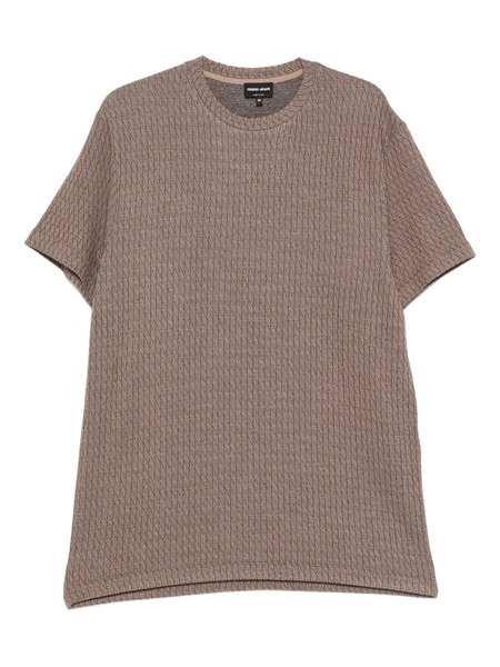  Giorgio Armani Patterned T-shirt - Brown 