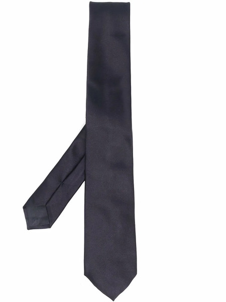  Giorgio Armani Pointed-tip Silk Tie - Blue 