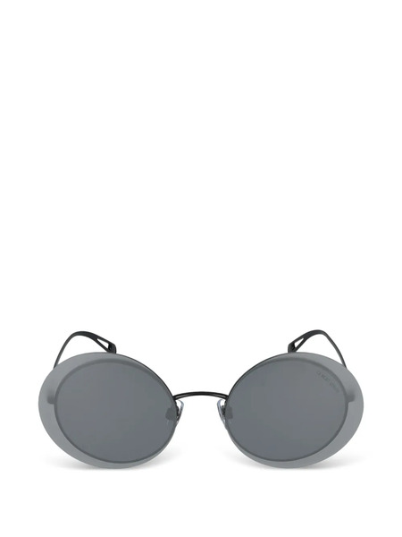  Giorgio Armani Round Frame Sunglasses - Grey 