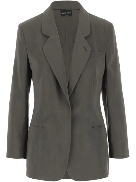  Giorgio Armani Single-breasted Blazer - Grey 
