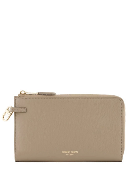  Giorgio Armani Zip-around Wallet - Neutrals 