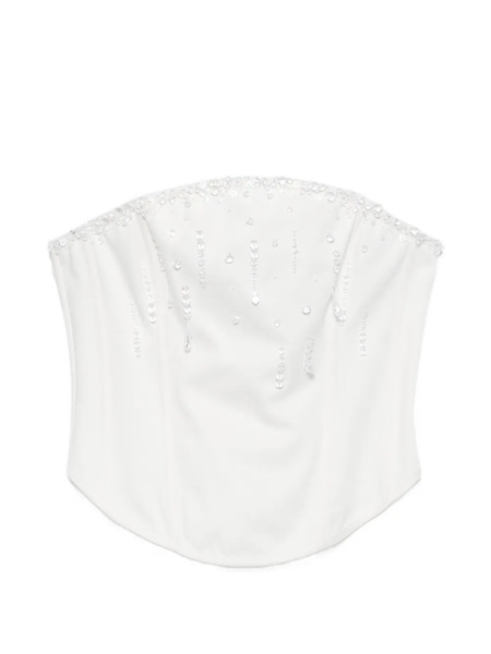  Giuseppe Di Morabito Beaded-embellishment Top - White 