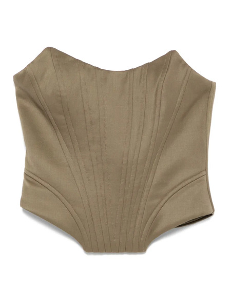 Giuseppe Di Morabito Corset Top - Green 