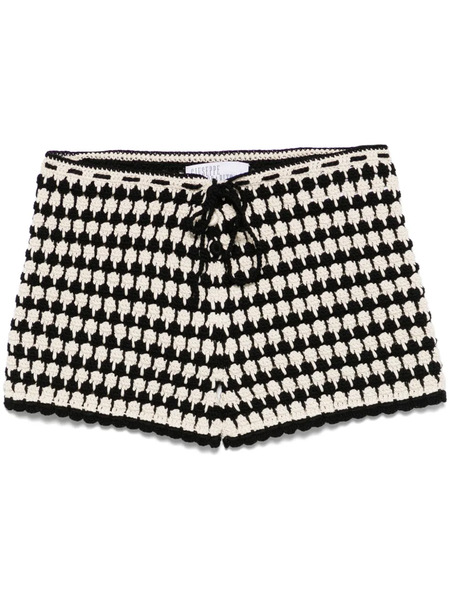  Giuseppe Di Morabito Crochet Shorts - Black 