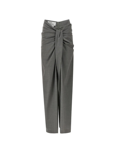  Giuseppe Di Morabito Draped Asymmetric Trousers - Grey 