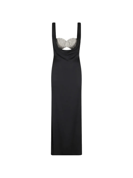  Giuseppe Di Morabito Embellished Sleeveless Dress - Black 
