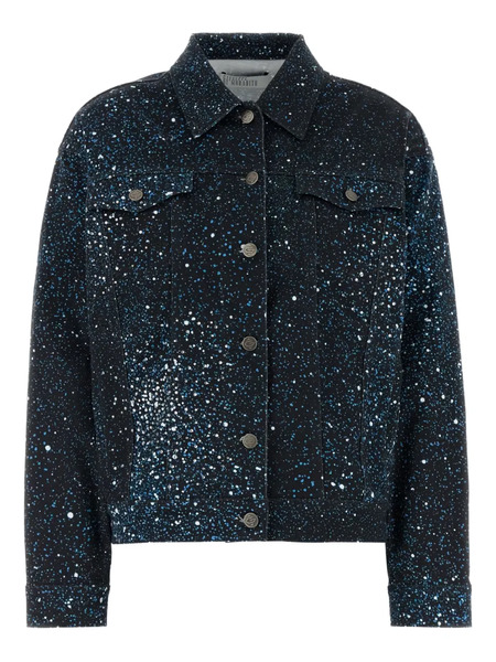  Giuseppe Di Morabito Galaxy-print Denim Jacket - Blue 