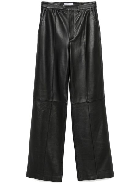  Giuseppe Di Morabito Leather Trousers - Black 