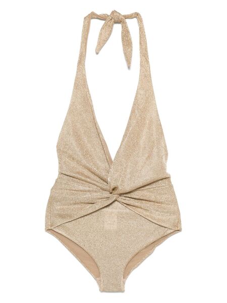  Giuseppe Di Morabito Metallic-finish Swimsuit - Gold 