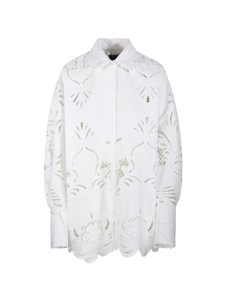  Giuseppe Di Morabito Openwork Shirt - White 