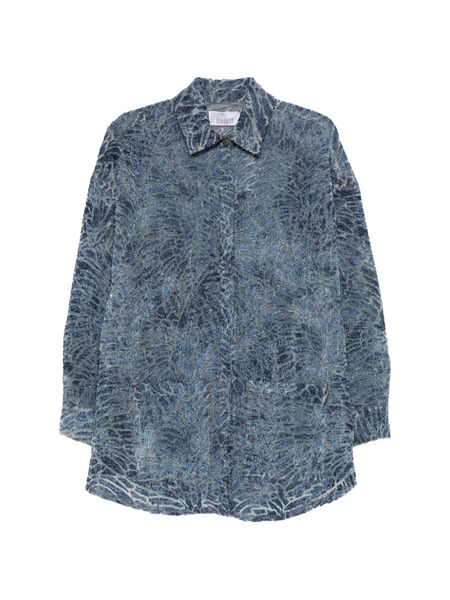  Giuseppe Di Morabito Patterned Shirt - Blue 