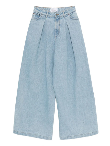  Giuseppe Di Morabito Pleated Wide-leg Jeans - Blue 