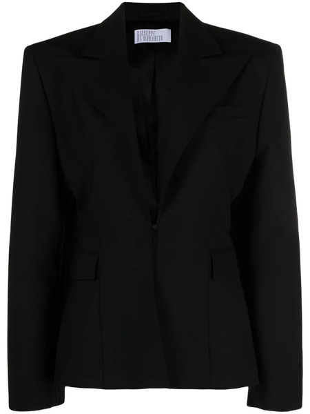  Giuseppe Di Morabito Singe-breasted Wool Blazer - Black 