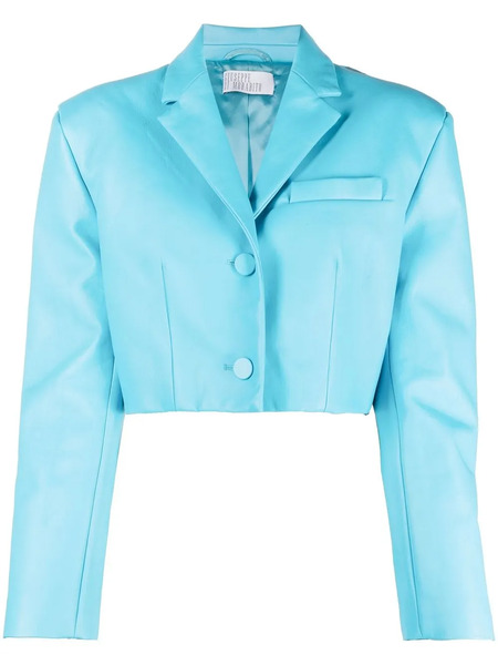  Giuseppe Di Morabito Single-breasted Cropped Blazer - Blue 