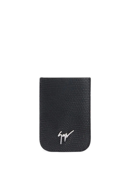 Giuseppe Zanotti Albert Card Holder - Black 
