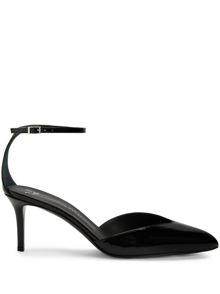 Giuseppe Zanotti Alenee Leather Pumps - Black 