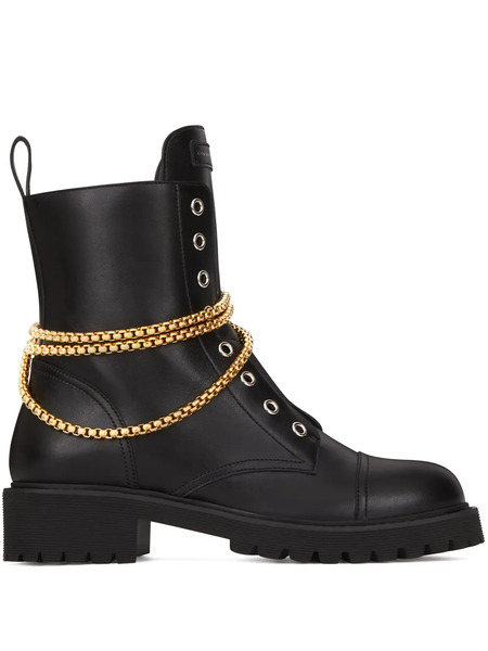  Giuseppe Zanotti Alexa Chain-detail Boots - Black 