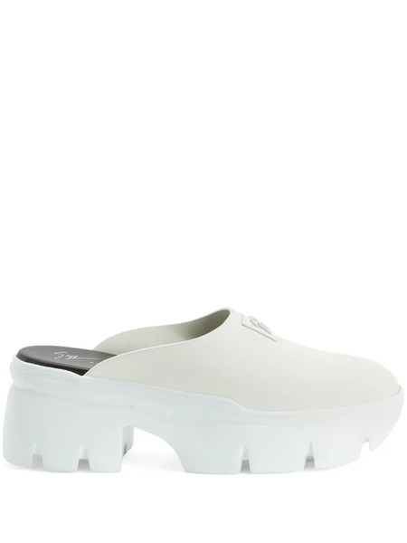  Giuseppe Zanotti Apocalypse Mules - White 