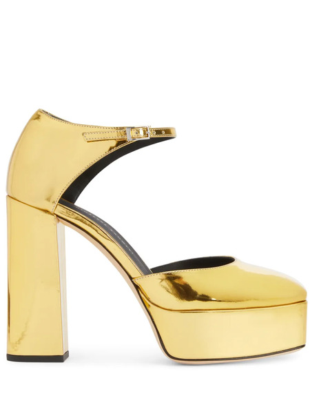  Giuseppe Zanotti Bebe Platform-sole Sandals - Gold 