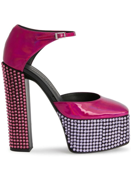  Giuseppe Zanotti Bebe Strass Pumps - Pink 