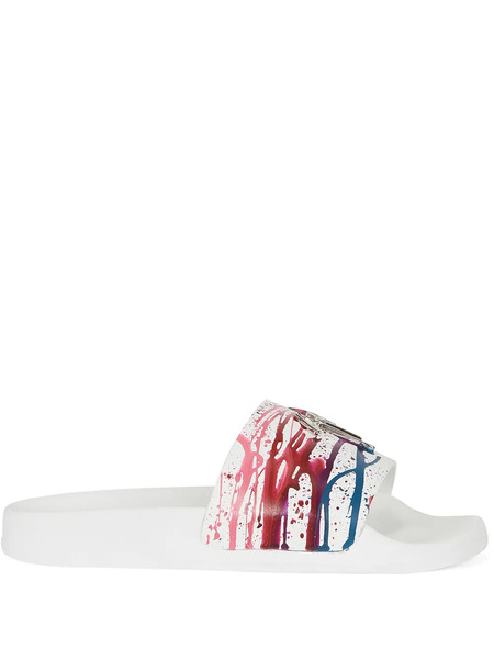  Giuseppe Zanotti Brett Slides - White 
