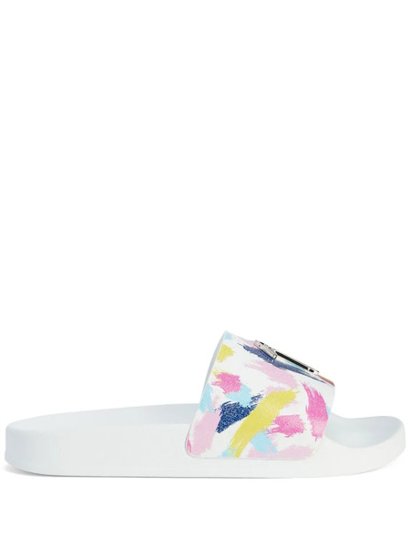  Giuseppe Zanotti Brett Slides - White 