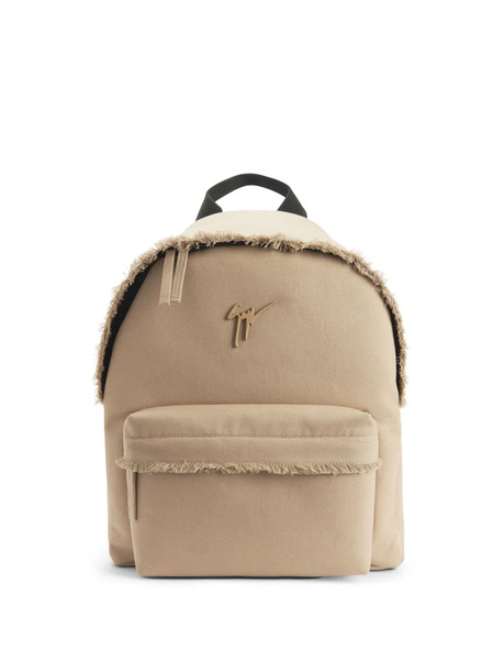  Giuseppe Zanotti Bud Logo-plaque Backpack - Neutrals 