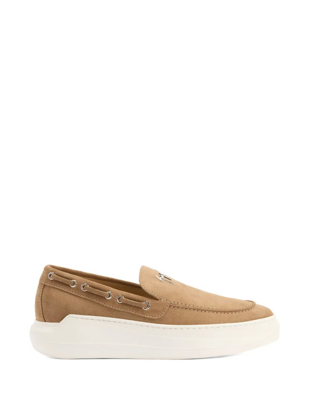  Giuseppe Zanotti Conley String Signature Detail Loafers - Neutrals 