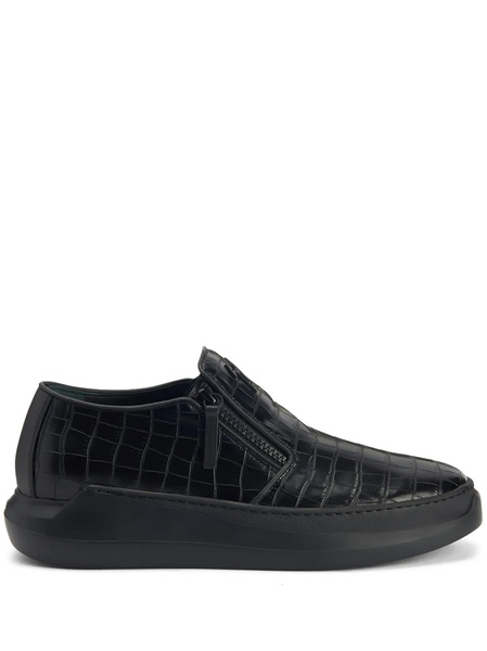  Giuseppe Zanotti Conley Zip Chunky Sneakers - Black 