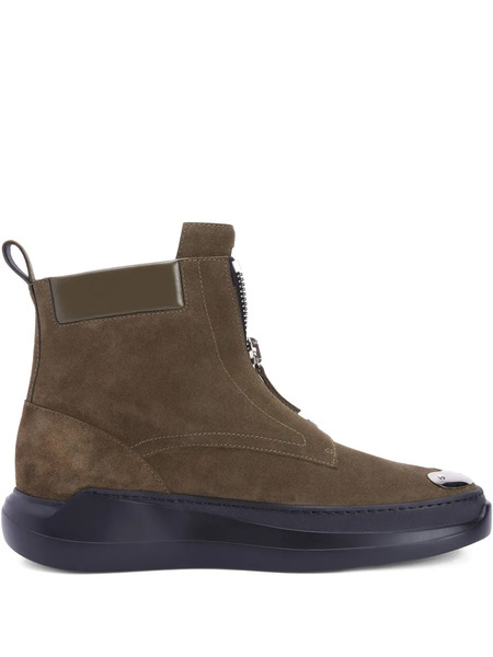  Giuseppe Zanotti Denoel Zipped Boots - Green 