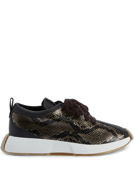  Giuseppe Zanotti Giuseppe Zanotti Ferox Lace-up Low-top Sneakers - Black 