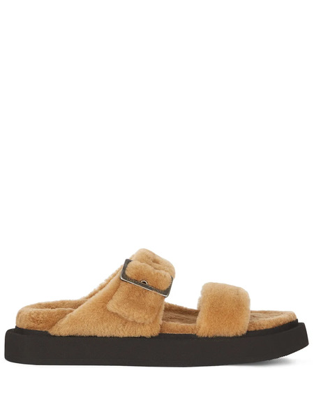  Giuseppe Zanotti Furry Him Sandals - Brown 