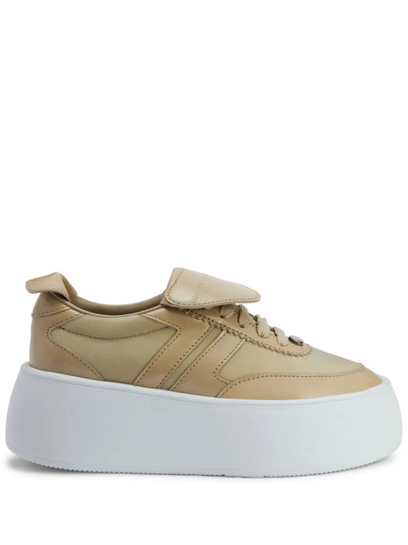  Giuseppe Zanotti Gz League Maxi Platform Sneakers - Neutrals 