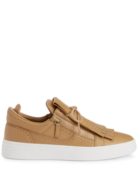  Giuseppe Zanotti Gz94 Low-top Leather Sneakers - Brown 