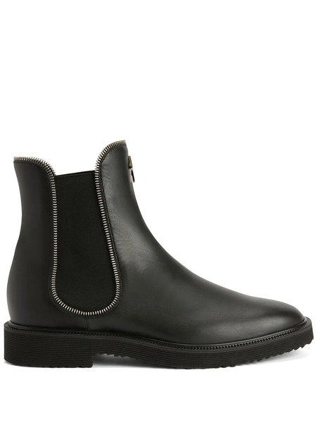  Giuseppe Zanotti Jaky Leather Chelsea Boots - Black 