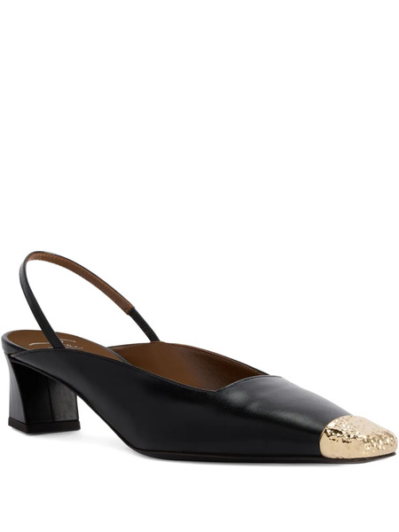  Giuseppe Zanotti Leather Heeled Pumps - Black 