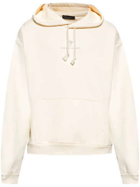  Giuseppe Zanotti Lr-63 Drawstring Hoodie - Neutrals 