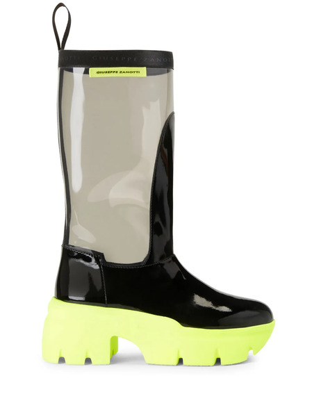  Giuseppe Zanotti 60mm Apocalypse Riot Platform Boots - Neutrals 