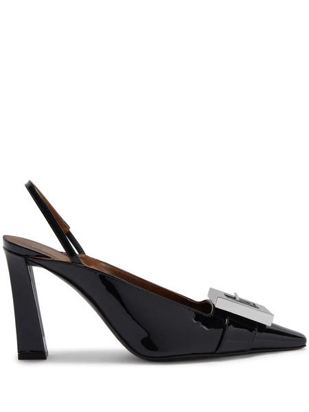  Giuseppe Zanotti 45mm Brendha Buckle Pumps - Black 