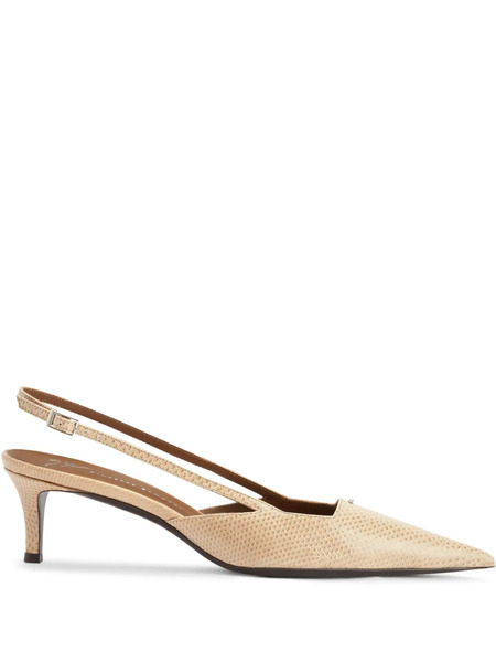  Giuseppe Zanotti 50mm Florieene Pumps - Pink 