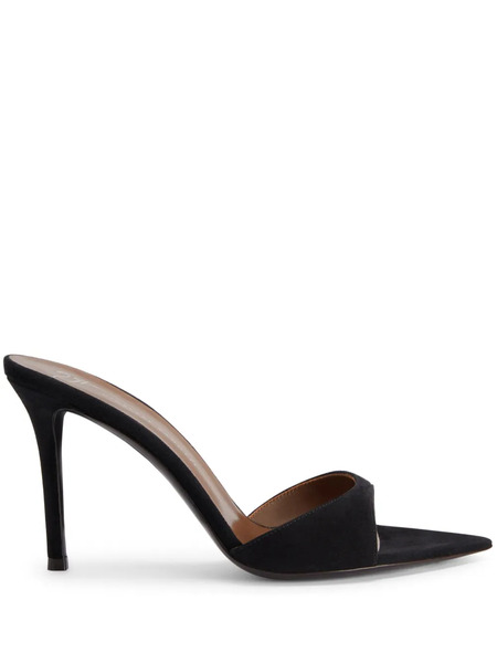  Giuseppe Zanotti 90mm Intriigo Mules - Black 