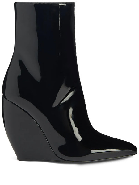  Giuseppe Zanotti 105mm Tylde Wedge Boots - Black 