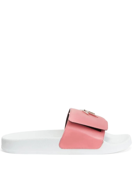  Giuseppe Zanotti New Brett Slides - Pink 