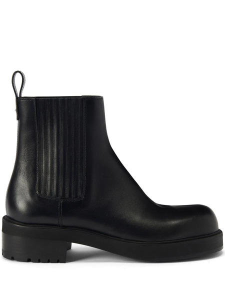  Giuseppe Zanotti Peyen Leather Ankle Boots - Black 