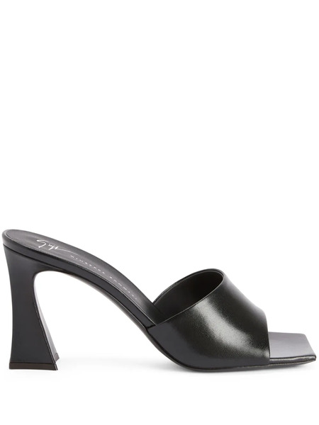  Giuseppe Zanotti Solhene 85mm Mules - Black 