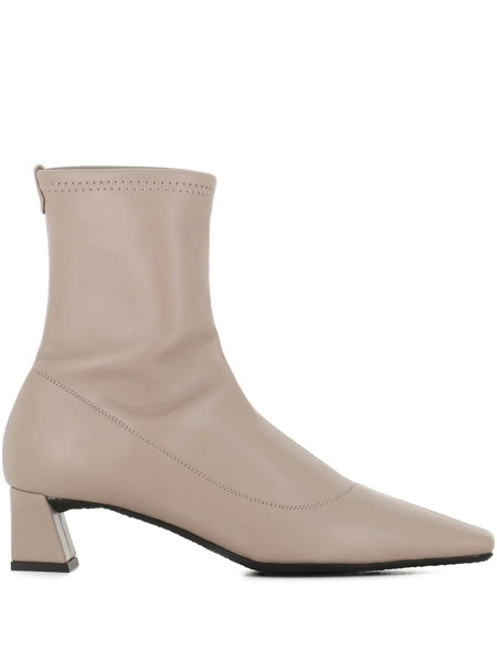  Giuseppe Zanotti Square-toe Block-heel Boots - Neutrals 