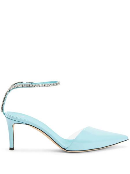  Giuseppe Zanotti Xenya Crystal Pumps - Blue 