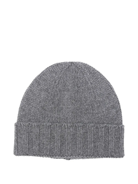  Giuuno Ribbed-brim Beanie - Grey 