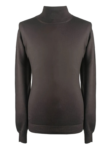 Giuuno Turtleneck Wool Sweater - Grey 