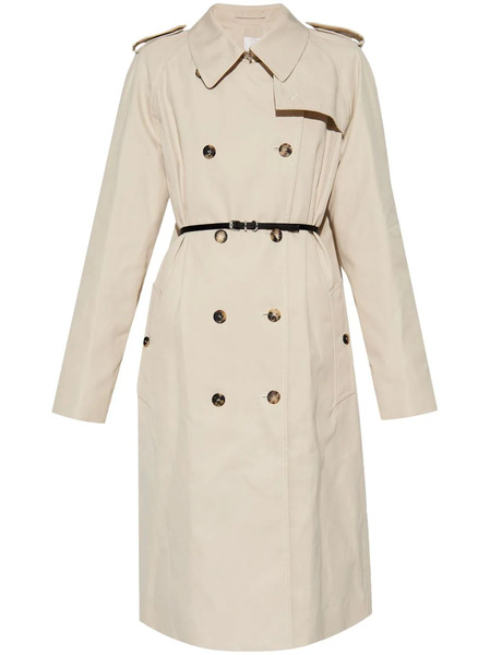  Givenchy Belted Double-breasted Trench Coat - Neutrals 